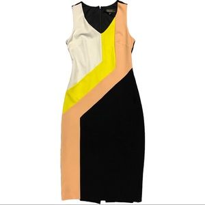 Christian Siriano M colorblock dress